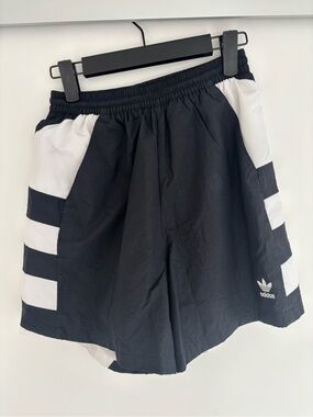 Adidas Women’s Black & White Athletic Shorts